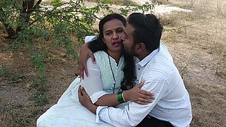 Desi Indian Marathi Kavita Bhabhi Cheat in Jungle with Husband's Friend