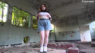 Dancing Among the Ruins and Masturbating with a Vibrator Naked