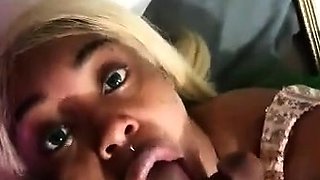 Amateur 18 year old blond nurse takes big cock and facial