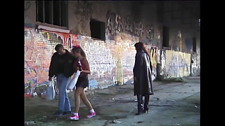 Outdoor Fuck with Hot Girls and Giant Cocks