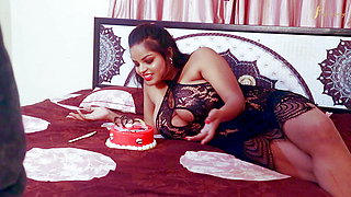 Indian Desi Girlfriend Celebrates Her Boyfriend's Birthday