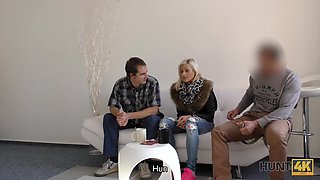 HUNT4K. Cuckold took cash and let hotness GF make love...