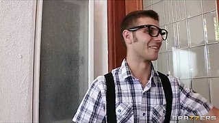 HOT redhead MILF Syren De Mer fucks her son's best friend