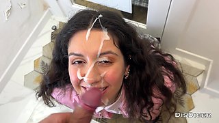 The Best Compilation of Cumshots on Face and Mouth. Swallowing Cum. with Katty West