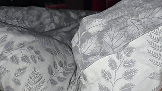 Step mom gentile hands plays with step son soft balls
