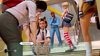 Waifu Academy Part 72 - Her OnlyFans Career Begins - Big Tits Young MILF Hentai Role Play