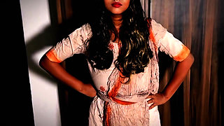 my lover fucks me after I played a horny maid for him