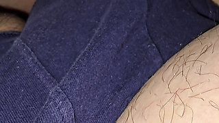 Step mom hand slip on step son underwear touching his dick