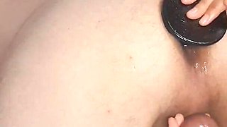 Sexy Romanian Stepsister Femdom Strapon Pegging with Huge Strap on Dildo, Ass Fuck, Sounding