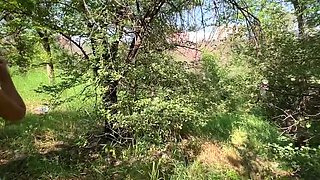 Hot Kazakh Girl Angelya G Gives Blowjob & Rides Big Cock in Public Park - Cum in Mouth