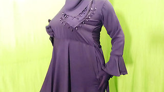 Indian beautiful hijabi muslim couple thirsty for fuck