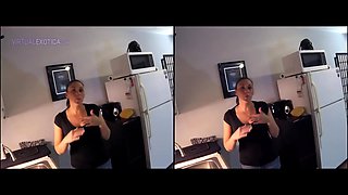 Invisible Spying On Pawg Melanie Hicks Cleaning House - Striptease Voyeur Big Tits Shaved