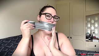 Lacey - Self Gag Fun and Orgasms After Gym Part 1