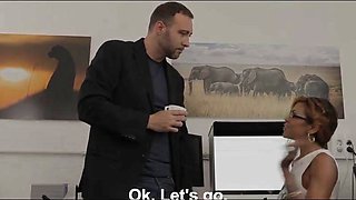 Beatiuful secretary anal