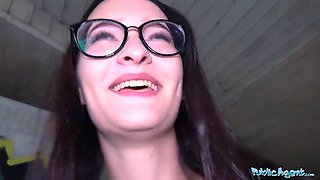 Public Agent Hot Czech body fucked under public bridge after sucking cock