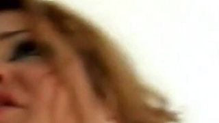 Redhead and blonde fucks lucky guy