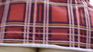 Exclusive! the Vecina Rides in the Sofa! Sexy Uniform Tight