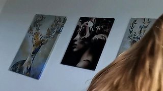 Cute amateur webcam teen girl toying pussy on webcam