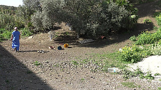 Turkish Farmers Wife Has Rough Sex with American Soldier in Turkey