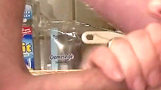 Milf fucking pussy licking in the kitchen