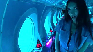 Public Masturbation with Lovense (lush) Part 6 Orgasm on a Submarine