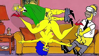 Neighbor Fucks Married Housewife While Her Husband Watches Porn