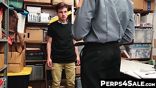 Skinny Twink suspect rimmed and drilled hard by BBC officer