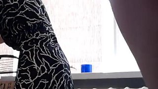 While My Girlfriend Was Hanging Out the Laundry I Fucked Her Pussy Hard
