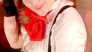 Your Girlfriend Dances and Seduces You in That Anime-style Schoolgirl Uniform