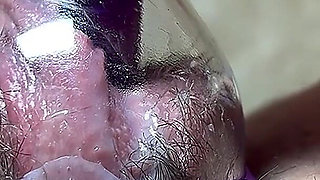 Vacuum Morning Masturbation, Wet Pussy with Cream Flowing Out, How Nice It Is