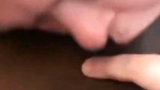 Stroking Sucking His Big Black Cock Making Him Moan and Groan