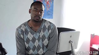 Raven Bay in Finally A Black Cock Clip#1