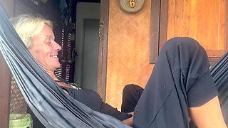 Horny Neighbour - Come in and Fuck Me From Behind, Cums Fast Inside Me