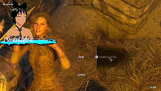 Skyrim B and L Mod - Doing Some Fucking Near a Camp and It Is Beautiful