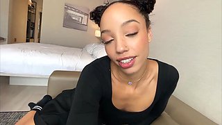 Nasty Small Juggs Ebony Stepsister POV video