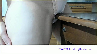 I Caressed My Pussy with the Table