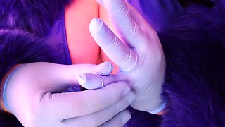 I Am Your Doctor. Asmr in Medical Gloves. Arya Grander