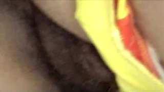 Hidden Cam Beach Sex - Spying on Stepmom's Hairy Pussy in Bikini