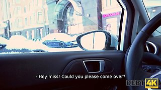 Debt4k - new boobies? blow my sausage in a car!