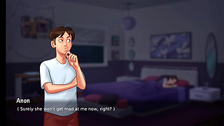 Jenny Bed Time Sex Step Sis - Summertime Saga