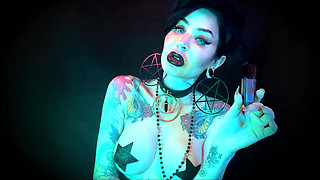 Hallows Eve Gothic Lips - Halloween, Black Lips, Goth, POV, Kisses, Makeup, Lip Gloss