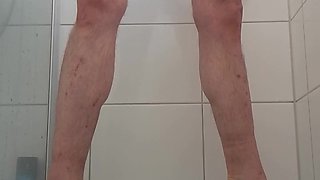 Lars Damberger Peeing pants and lick own cum from panty