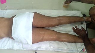 Greasy outdoor massage party with Palani69