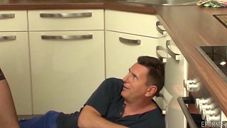 Mom Humped In Kitchen - Hard sex