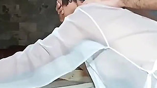 Lace, Moans, and Amazing Sex in My Sexy Stepsister's Room. What a Great Fuck This Woman!