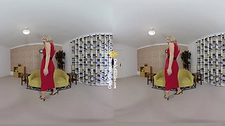 Aston Wilde - Cute Blonde Babe Stripping - Sexlikereal