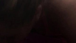 Mature brunette amateur giving a great POV blowjob
