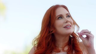 Redhead milf Maitland Ward seduced Vince Karter for a hot sex session
