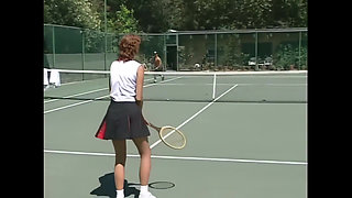 Candy Apples Fucked Hard by Tennis Master's Big Cock
