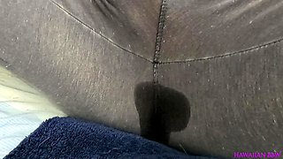 Naughty BBW Housewife Squirts in Pants